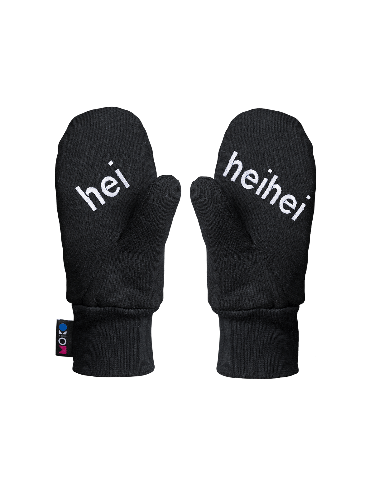 Hei-Heihei lasten moikkauslapaset Musta