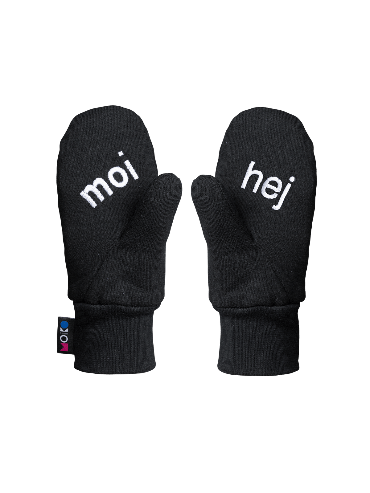 Hej-Moi lasten moikkauslapaset Musta