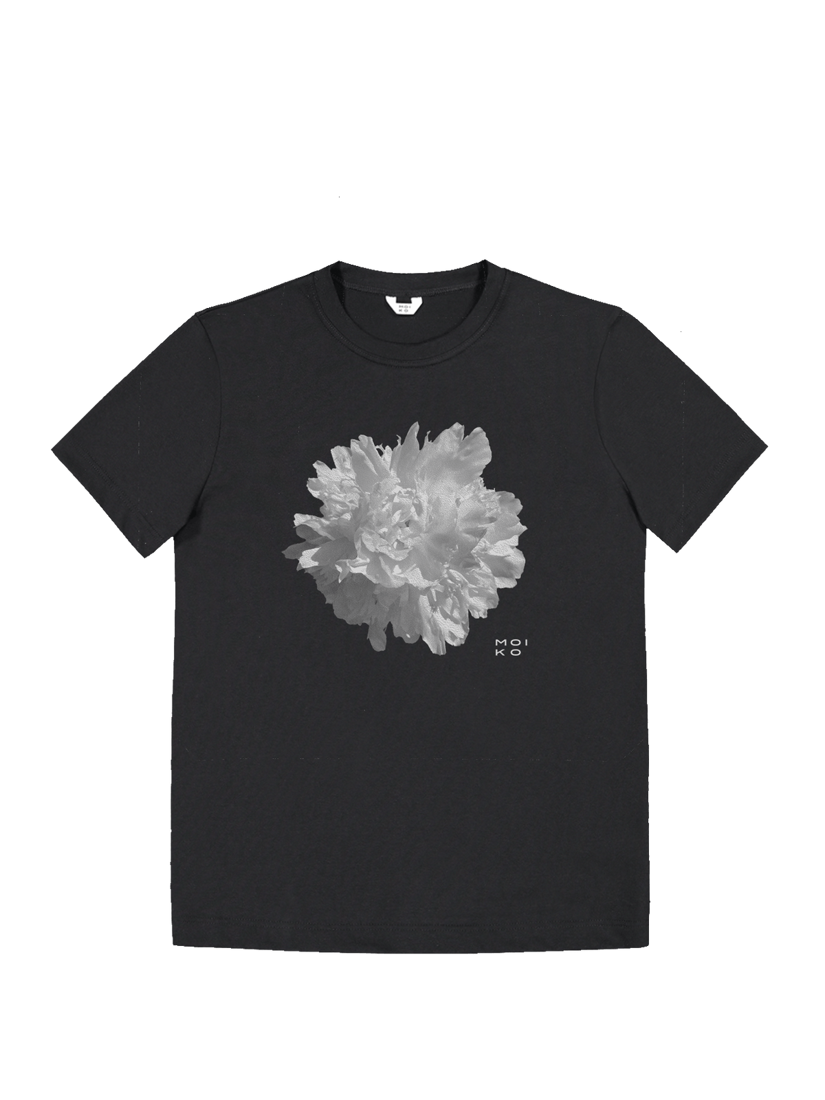 Pioni unisex T-paita Musta S